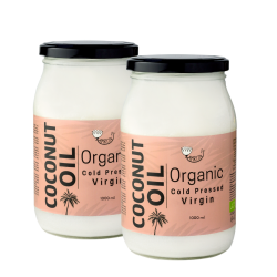 Organic Cold-Pressed Coconut Oil AMRITA, 1 l