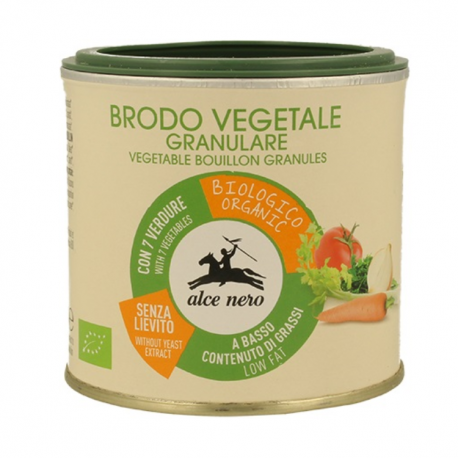 Organic gluten-free vegetable granulated broth ALCE NERO, 120 g