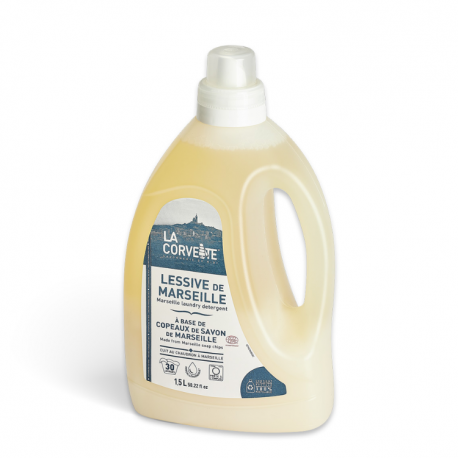 Washing liquid made from Marseille soap chips eco LA CORVETTE, 1,5l