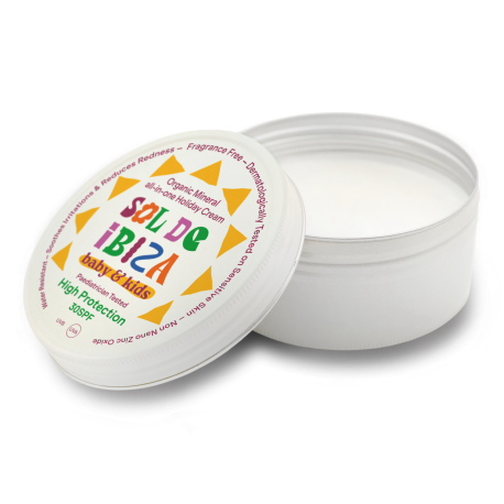 SOL DE IBIZA sejas un ķermeņa saules aizsargkrēms bērniem BABY&KIDS SPF 30, 100 g