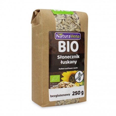 Organic shelled sunflower seeds NaturaVena, 250 g