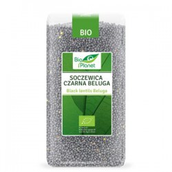 Organic black lentils "Beluga" EKO PLANET, 1 kg