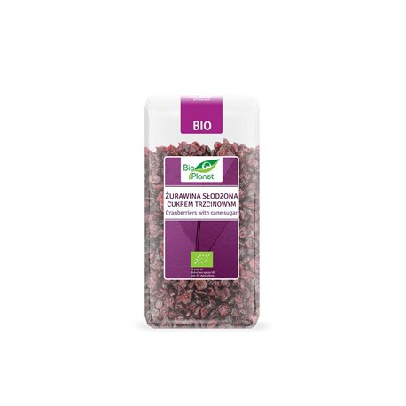 Spanguolės pasaldintos cukranendrių cukrumi, BIO PLANET 400 g.