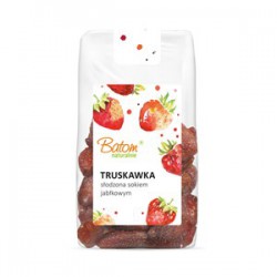 Strawberries sweetened with apple juice, Batom, 100 g.