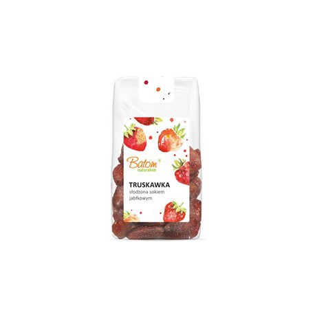 Strawberries sweetened with apple juice, Batom, 100 g.