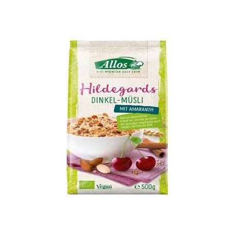 Whole grain wheat flakes with seeds and dried fruits Bioland, 500 g