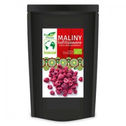 Organic freeze-dried (lyophilized) raspberries BIO PLANET, 30 g.