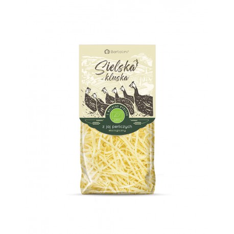 Organic egg flour pasta (straws) BARTOLINI, 250 g