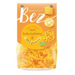 Organic corn flour pasta (gluten-free) BARTOLINI, 250 g