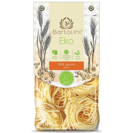 Organic durum pasta BARTOLINI, 250 g