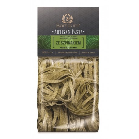 Ekologiški makaronai su jūros dumbliais Tagliatelle BARTOLINI, 250 g