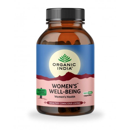 Maisto papildas "Women's Well-Being" ORGANIC INDIA, 60 kaps.