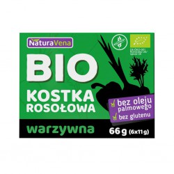 Organic gluten-free vegetable stock cubes NaturaVena, 66 g