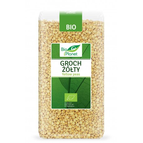 Organiskie šķeltie dzeltenie zirņi BIO PLANET, 500 g