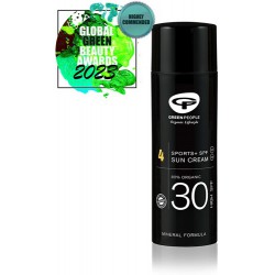 Veido kremas  su apsauga nuo saulės Nr. 4 Sport + SPF30 GREEN PEOPLE, 50 ml