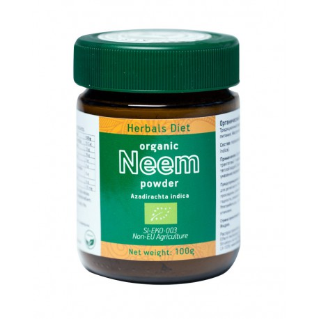 Ekologiški nimbamedžio (Neem) milteliai Herbals, 100 g