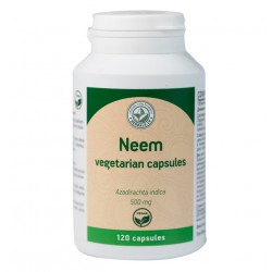 Vegetārās Neem kapsulas, Herbals, 120 gab., 500 mg