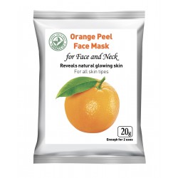 Ajurvēdiskā apelsīnu mizas sejas maska "Orange Peel" HERBALS, 20 g.