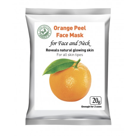 Ajurvedinė apelsinų žievelių veido kaukė "Orange Peel" HERBALS, 20 g