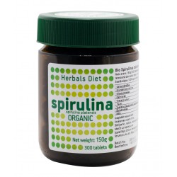 Maisto papildas Spirulina Bio, Herbals Diet  300 kaps.