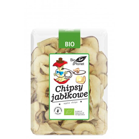 Dried apple pieces gluten-free BIO PLANET, 100g.