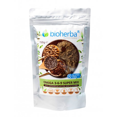 OMEGA 3-6-9 Super Mix, Bioherba, 150g