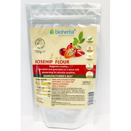 Rosehip Powder, Bioherba, 150g