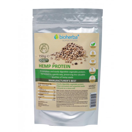 Bioherba Hemp Protein Powder, 150gg