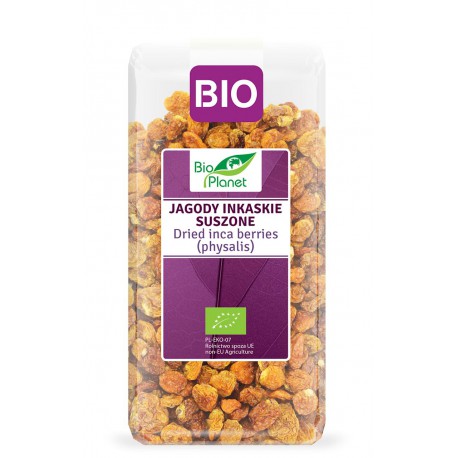 Ekologiškos džiovintos dumplainio (inkų) uogos, BIO PLANET 400 g.