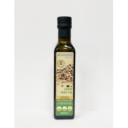 Organic Hemp Seed Oil, Cold-Pressed, Bioherba, 250ml