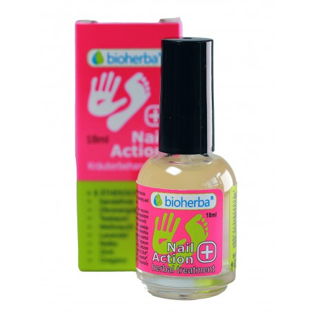 Bioherba Nail Action nagu losjons – efektīva aizsardzība pret nagu sēnīti, 18 ml