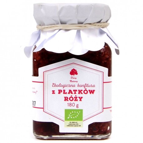 Organic Rose Petal Jam 180g – DARY NATURY