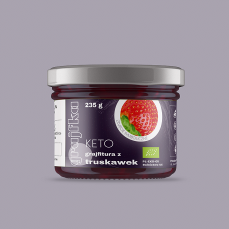 KETO zemeņu džems, 235 g, BIO/EKO