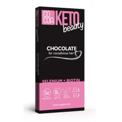 Organic Dark Keto Chocolate "Beauty" with Cocoa 40 g