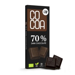 Organic Dark Chocolate 70%, 40 g – COCOA