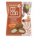 Organic Almonds in White Chocolate Coating with Cinnamon – 70 g | COCOA