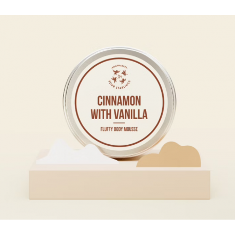 Cinnamon & Vanilla Body Mousse – Luxurious Skin Indulgence (150 ml)
