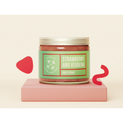 Strawberry & Verbena Sugar Body Scrub “Dessert” – 250 ml