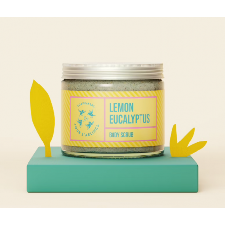 Body Scrub with Eucalyptus and Citrus – 250 ml, Four Starlings