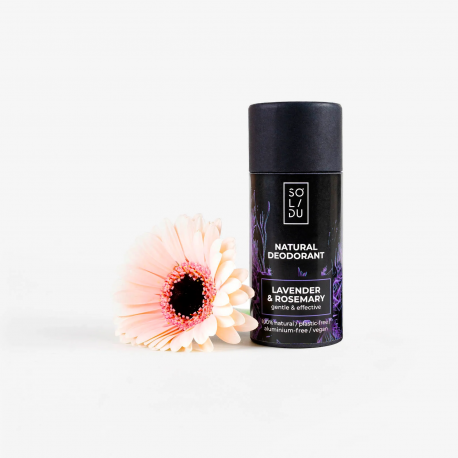 Natural Lavender and Rosemary Deodorant, 55 g, SOLIDU