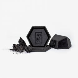 Natural Tea Tree and Activated Charcoal Toilet Soap PURITY, 55 g, SOLIDU