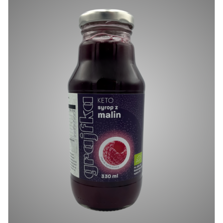 Organic KETO Raspberry Puree Syrup (330 ml) – Grajfka