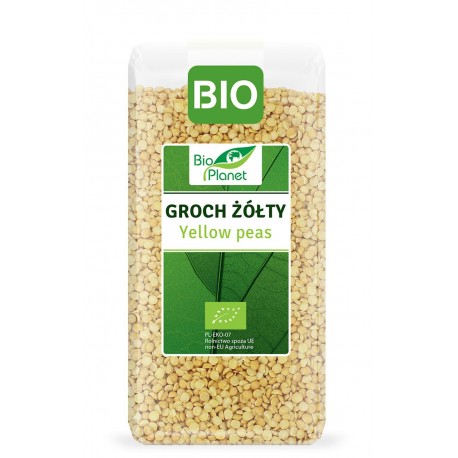 Ekologiški skaldyti geltonieji žirniai BIO PLANET, 400 g