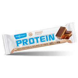 Gluten-Free Protein Bar with Nougat Flavor and Milk Chocolate – Maxsport, 50 g
