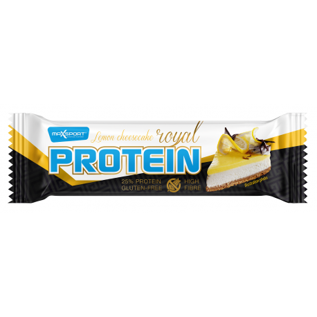 Bezglutēna proteīna batoniņš ar citronu siera kūkas garšu, Maxsport 60 g