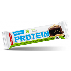 Gluten-Free Protein Bar with Peanuts and Cocoa Coating – MAXSPORT, 50 g