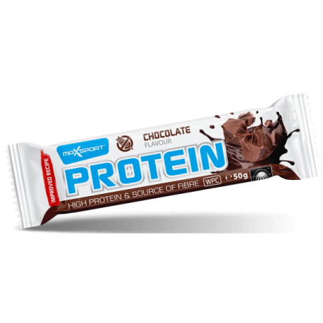 Gluteenivaba valgubatoon kakaokattega šokolaadimaitseline – MAXSPORT, 50 g