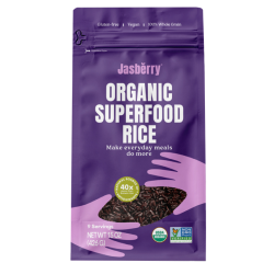 Organic Whole Grain Gluten-Free Jasberry Rice 426 g