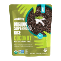 Organic Gluten-Free Whole Grain Jasberry EXPRESS Rice with Coconut Flakes, 200 g