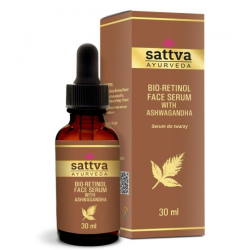 Natūralus veido serumas su ashwagandha ir bio-retinoliu SATTVA, 30 ml